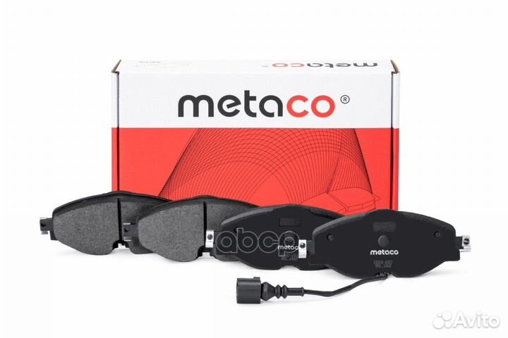 Колодки тормозные дисковые 3000-082 metaco