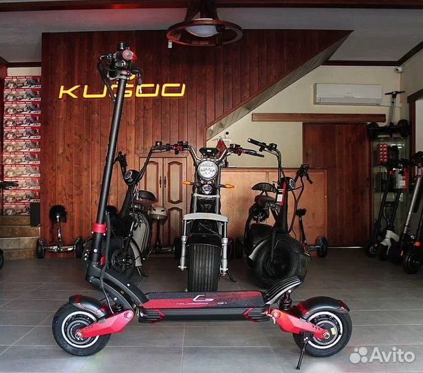 Электросамокат Kugoo g1 полный привод