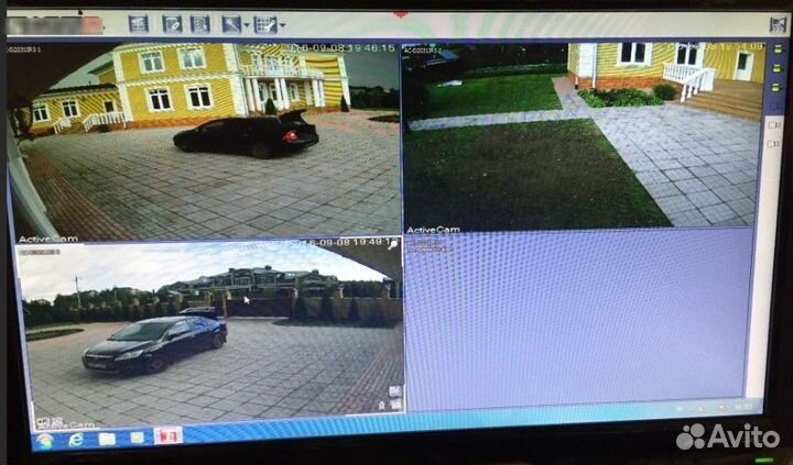 Комплект регистратора видеонаблюдения с камерами