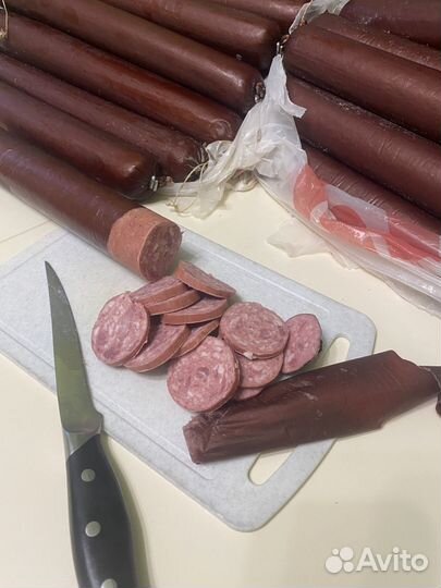 Колбаса натуральная деревенская