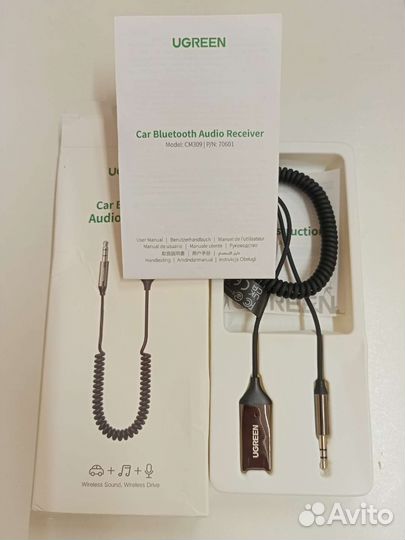 Bluetooth Aux адаптер ugreen