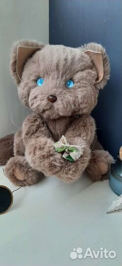 Кот в технике тедди Мишки Тедди ручная работа