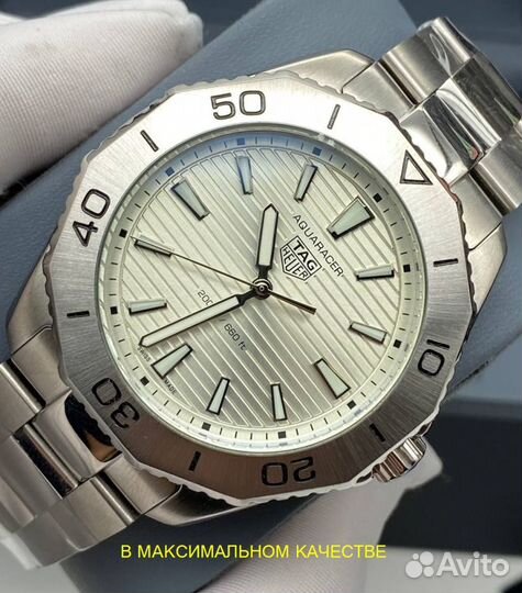 Массивные мужские часы Tag Heuer Aquaracer