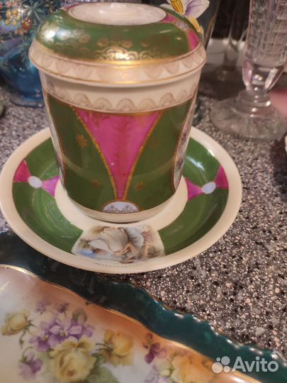 Старинный чайный бокал