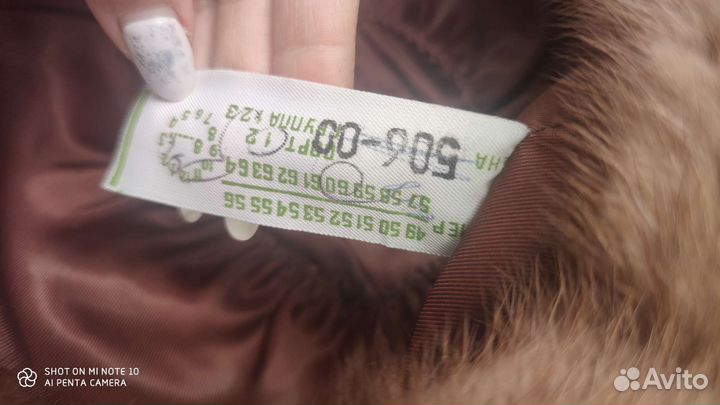 Берет норковый новый