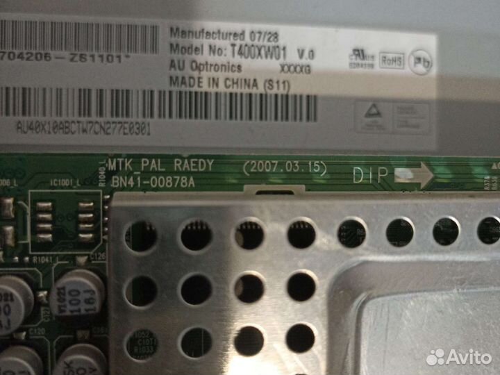 Материнская плата BN41-00878A samsung LE40S81B