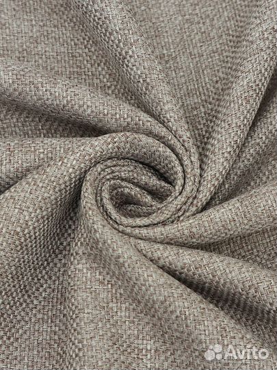 Шторы блэкаут серо-коричневый