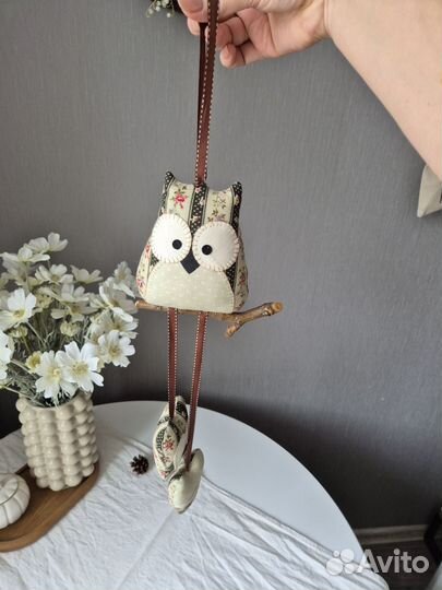 Игрушка ручной работы сова