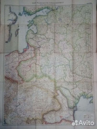 Карта военных действий России 1772-1806 гг