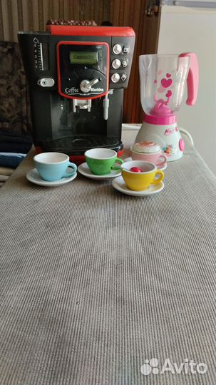 Кофемашина детская, чайный набор, блендер- игрушки