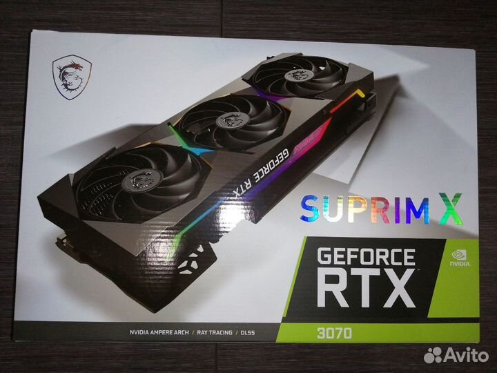 Видеокарта rtx 3070 LHR msi suprim