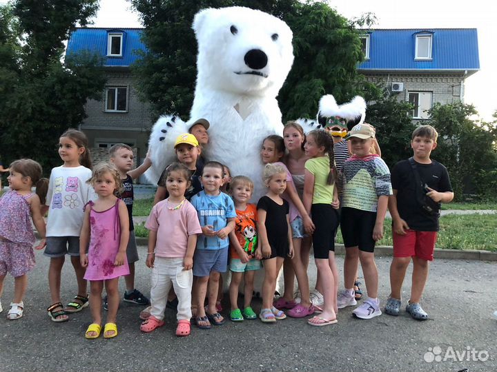 Белый Мишка и чебурашка поздравление