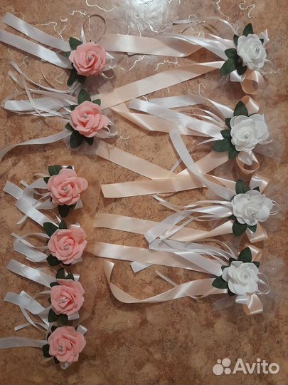 Свадебные украшения на машину продажа