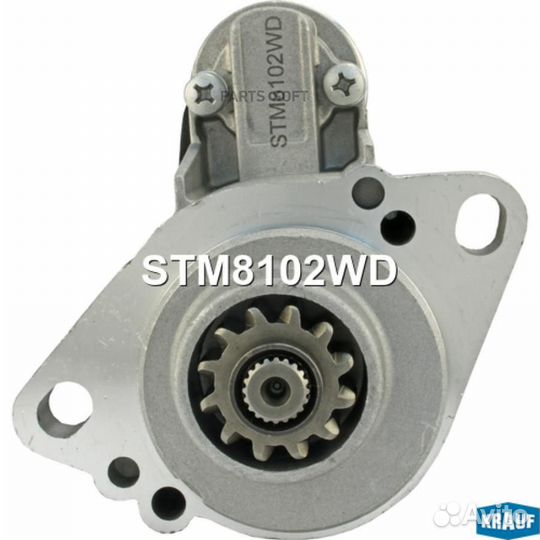 Krauf STM8102WD Стартер 12В 2кВт ф23,5 z11,12 Shibaura Diesel 1996-1998 3415 4-135 Shibaura Diesel 1