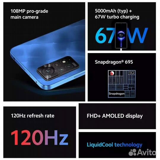 Xiaomi Redmi Note 11 Pro 5G 6/64 gb
