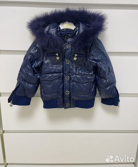 Джинсовая куртка рубашка для девочки нм 86/98