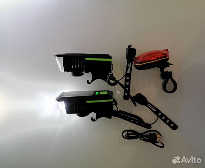 Фонарь для велосипеда солнечный power bank