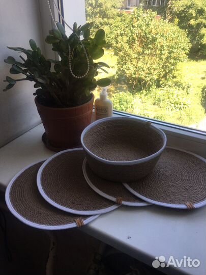 Салфетки из джута