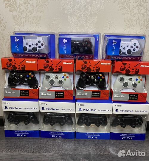 Джойстики PS4/PS3/xbox 360 новые