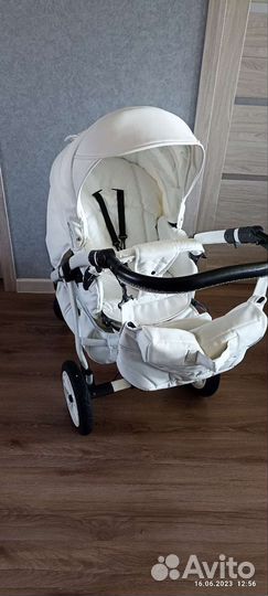 Коляска 2 в 1 эко кожа