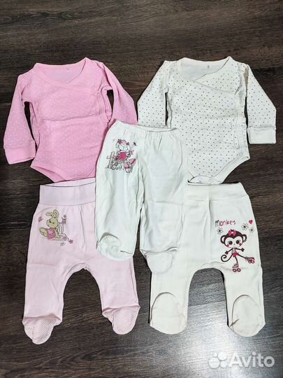 Одежда на девочку 60 размер пакетом