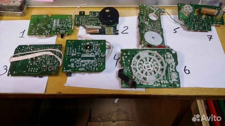 Платы, блоки с разбора от муз. центров и т.д