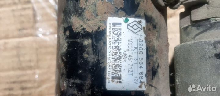 Стартер на renault logan
