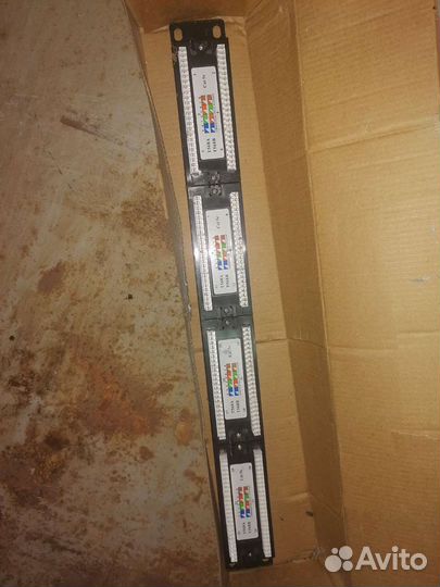 Патч панель 24 порта RJ45 UTP 19