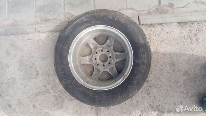 Диск(Yong am metal) с резиной(185/70R14) на запаск