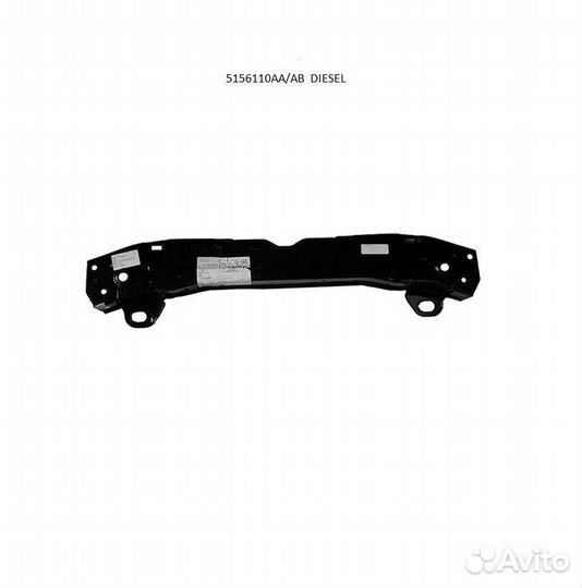 Панель радиатора Jeep Grand Cherokee WK2