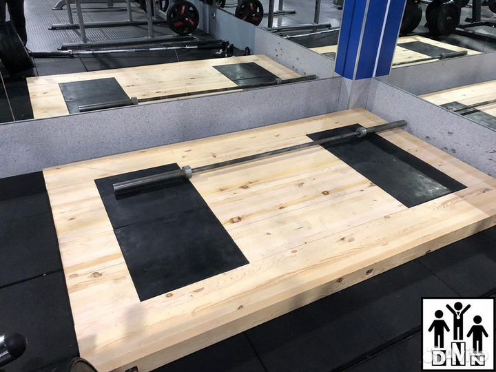 Помост для становой тяги 2.5х1.5.0.1 м