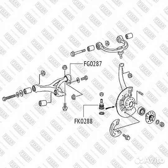 Сайлентблок рычага подвески
