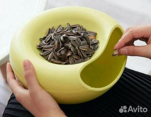 Двойная тарелка для семечек снеков и мелочей