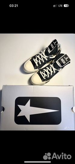 Кеды converse rick owens