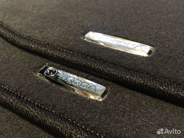 Автоковрики для Шкода Кодиак Премиум ворсовые