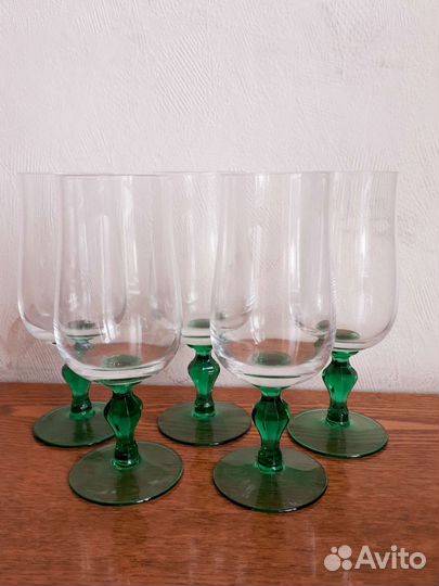 Фужеры бокалы цветное стекло