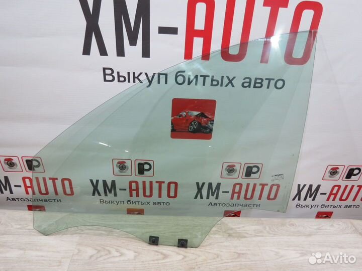 Стекло двери переднее левое Renault Sandero 2
