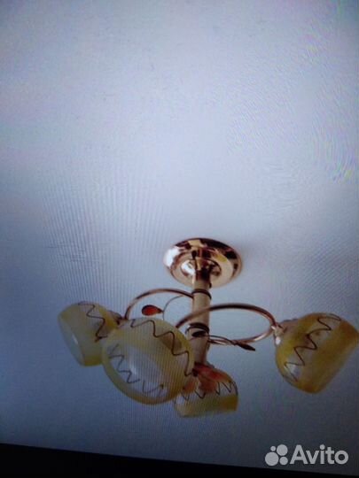Люстра потолочная бу