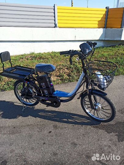 Электровелосипед huachi с дисплеем 500w до 200кг