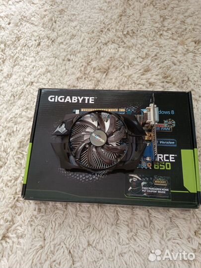 Видеокарта gigabyte gtx 650