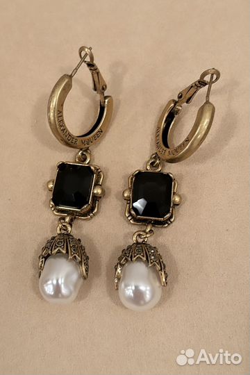 Alexander mcqueen серьги винтаж