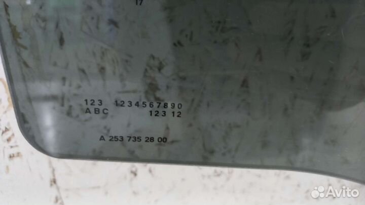 Стекло заднее правое Mercedes GLC C253 Coupe