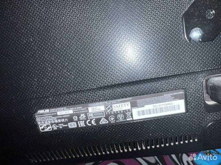 Монитор asus vs247 24 дюйма