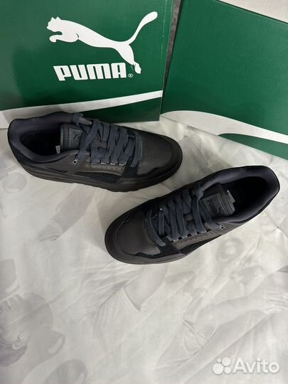 Демисезонные кожаные кроссовки Puma Slipstream