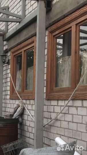 Деревянные окна 2шт по 2 створки 130х85