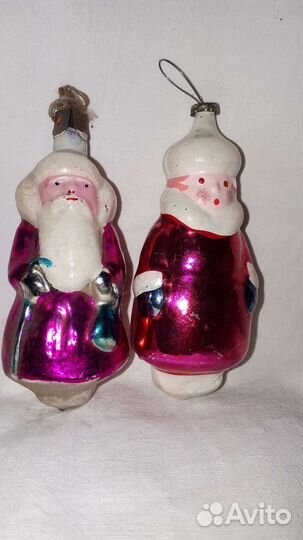 Елочные игрушки СССР советские