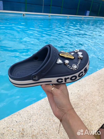 Crocs сабо женские + джибитсы шлепанцы crocs