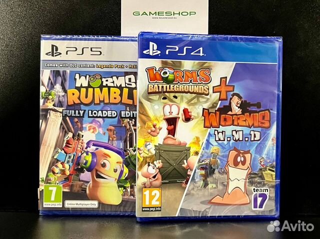 Worms Battlegrounds + Worms: W.M.D. PS4