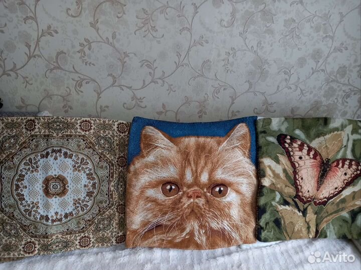 Наволочки декоративные габеленовые 40х40 3шт