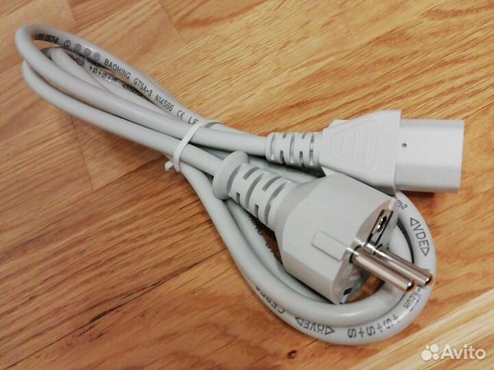 Кабель электрический для компьютера, монитора, при